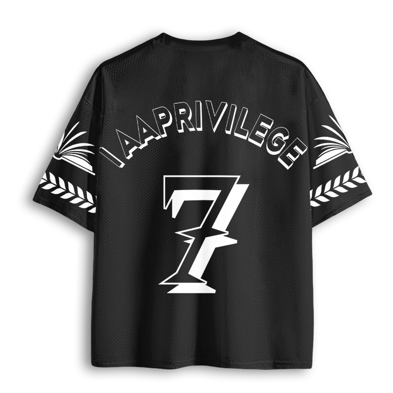 Baddiecat I’m A Privilege Mesh Jersey