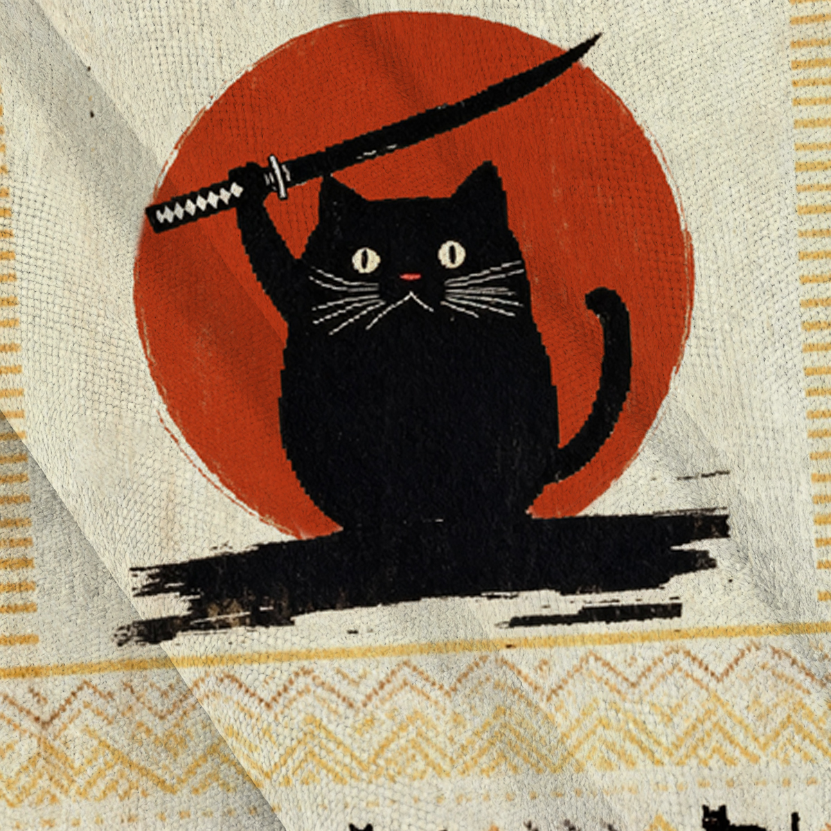 Baddiecat Japanese Cat Ugly Sweatshirt