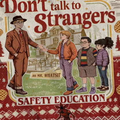 Baddiecat Don't Talk To Strangers Ugly Sweatshirt