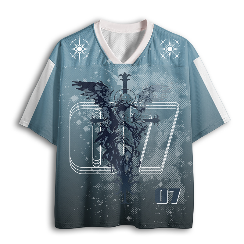 Baddiecat Jesus Christian Faith Mesh Jersey