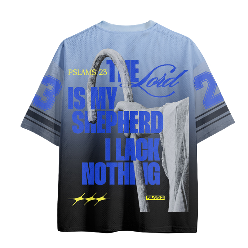 Baddiecat The Is My Shepherd I Lack Nothing Christian Faith Mesh Jersey