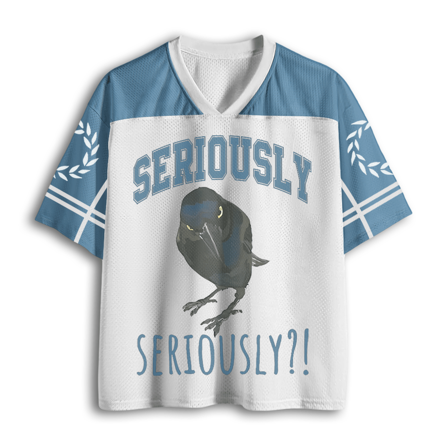Baddiecat Seriously Crow Mesh Jersey