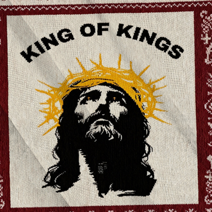 Baddiecat Jesus Is King Of Kings Ugly Sweatshirt