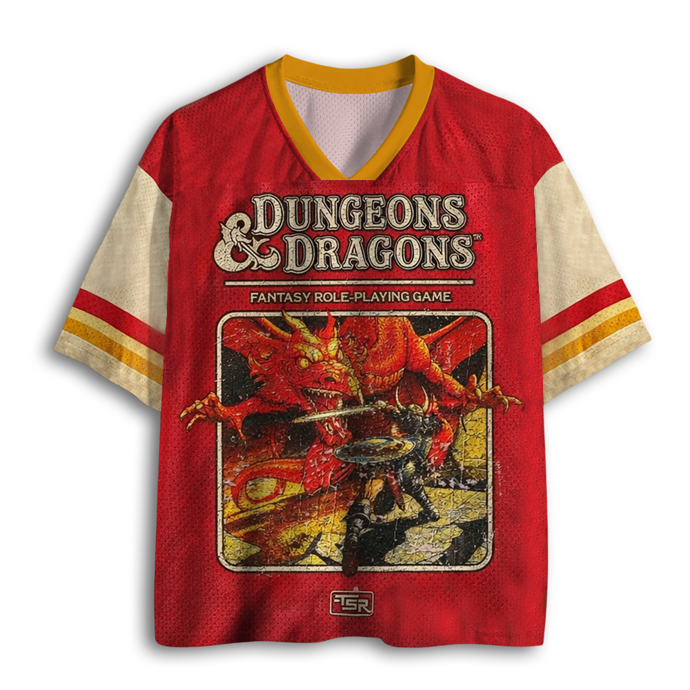 Baddiecat Dungeon Dragon 1974 Mesh Jersey