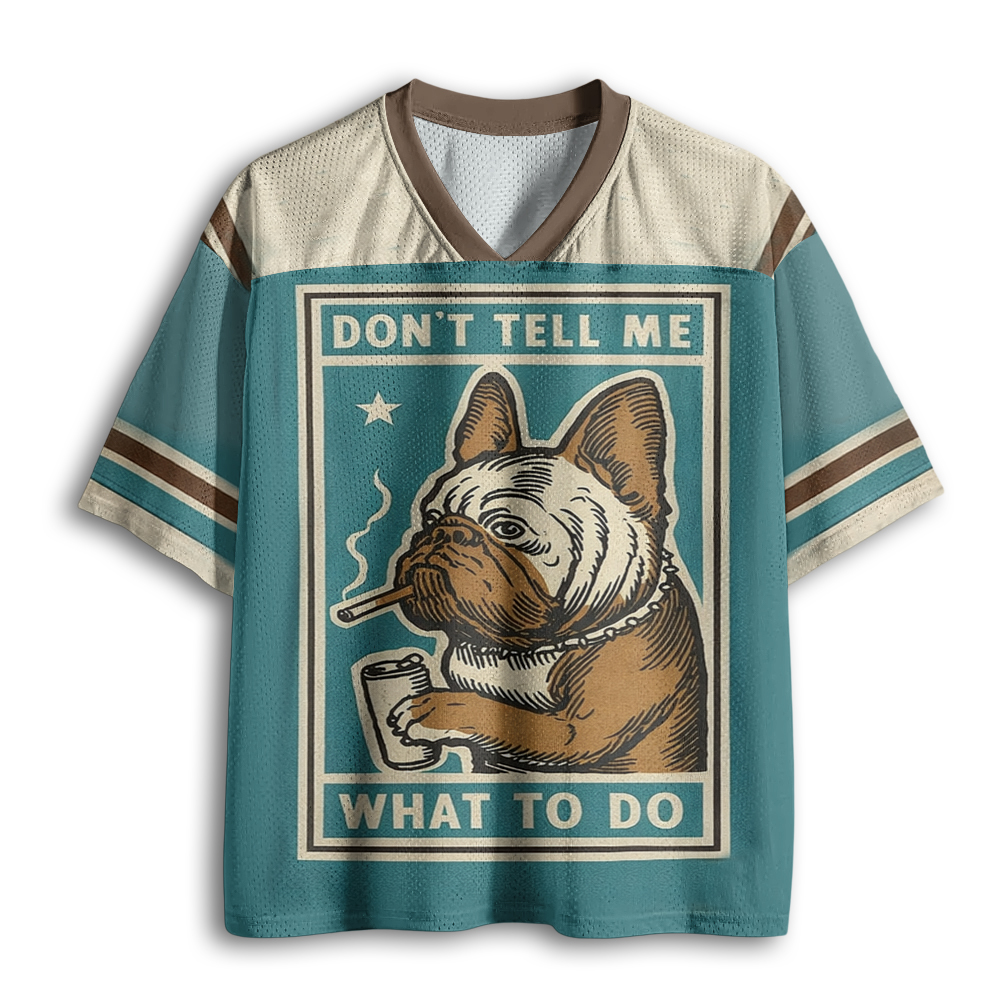 Baddiecat Don't Tell Me What To Do Mesh Jersey