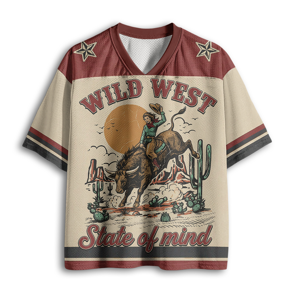 Baddiecat Wild West State Of Mind Mesh Jersey