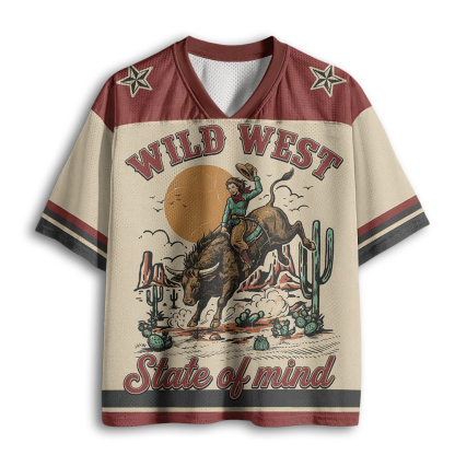 Baddiecat Wild West State Of Mind Mesh Jersey