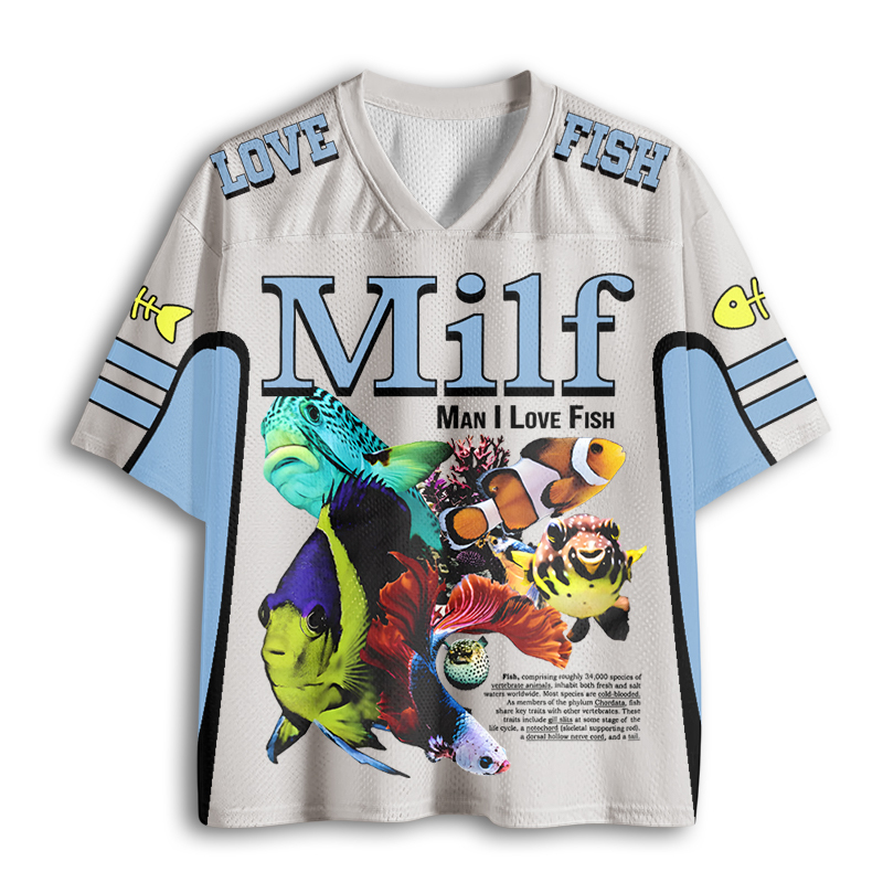 Baddiecat Milf Fish Mesh Jersey