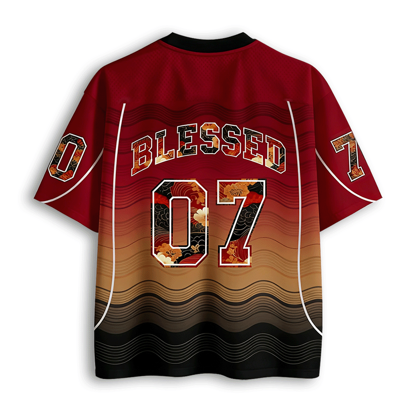 Baddiecat Christian Faith Blessed Mesh Jersey