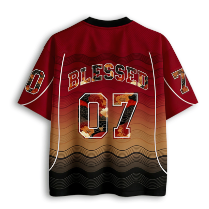 Baddiecat Christian Faith Blessed Mesh Jersey
