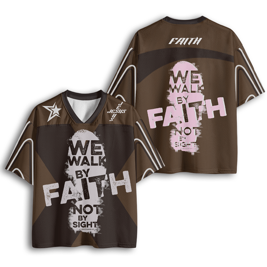 Baddiecat Jesus Christian Faith Mesh Jersey