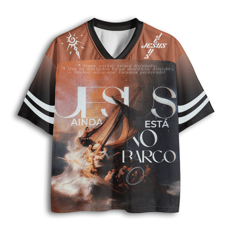Baddiecat Jesus Christian Faith Mesh Jersey