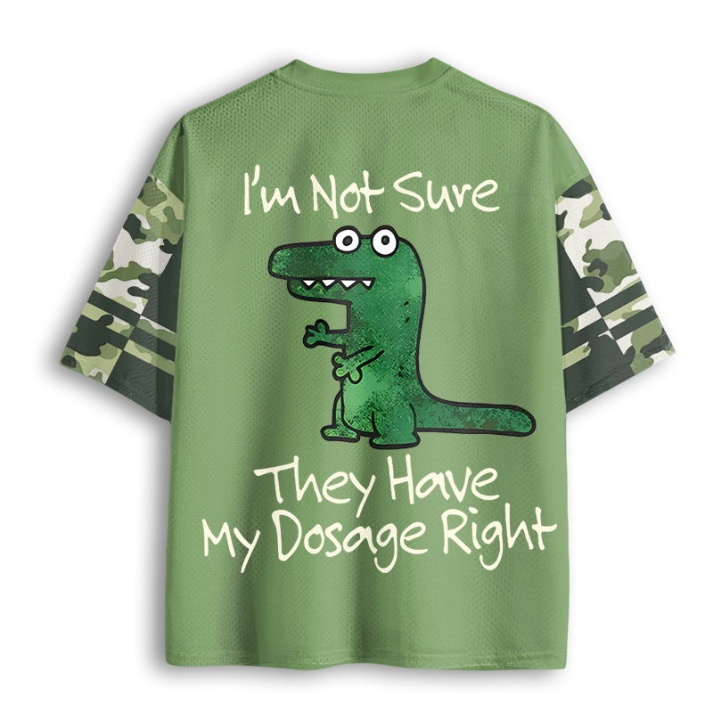 Baddiecat Crocodile Funny Mesh Jersey