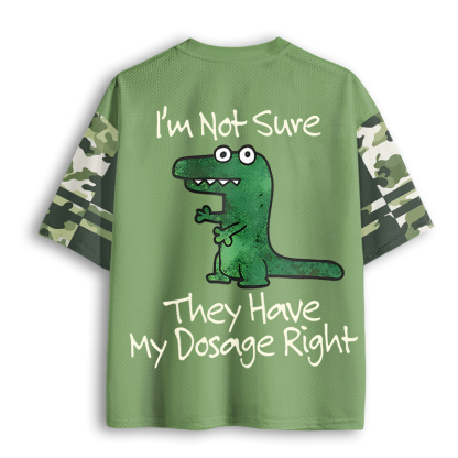 Baddiecat Crocodile Funny Mesh Jersey