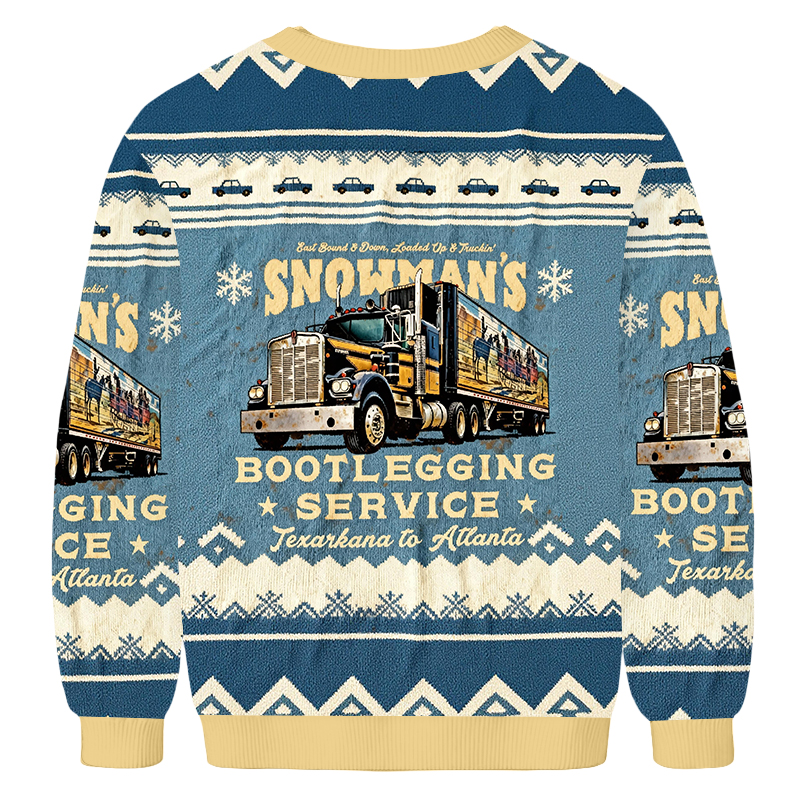 Baddiecat Snowman’s Bootlegging Service Ugly Sweatshirt