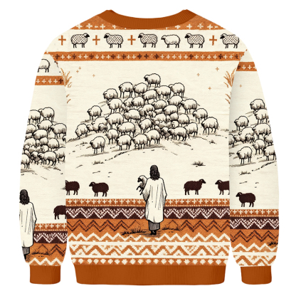 Baddiecat Jesus The Lost Sheep Ugly Sweatshirt