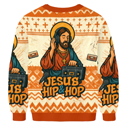 Baddiecat Jesus Hip Hop Ugly Sweatshirt