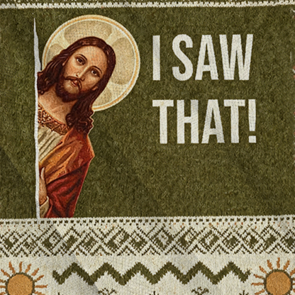 Baddiecat Jesus I Saw That Ugly Sweatshirt