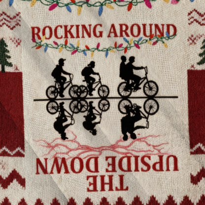 Baddiecat Rocking Around The Upside Down Ugly Sweatshirt