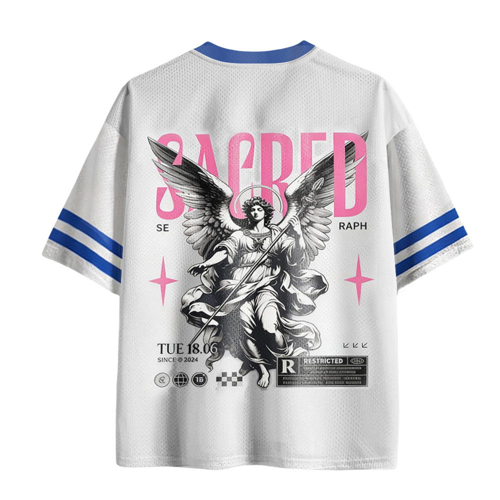 Baddiecat God Christian Faith Mesh Jersey