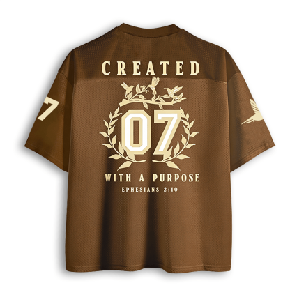 Baddiecat Ephesians Christian Faith Mesh Jersey