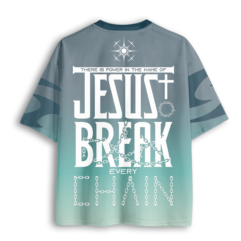 Baddiecat Jesus Christian Faith Mesh Jersey
