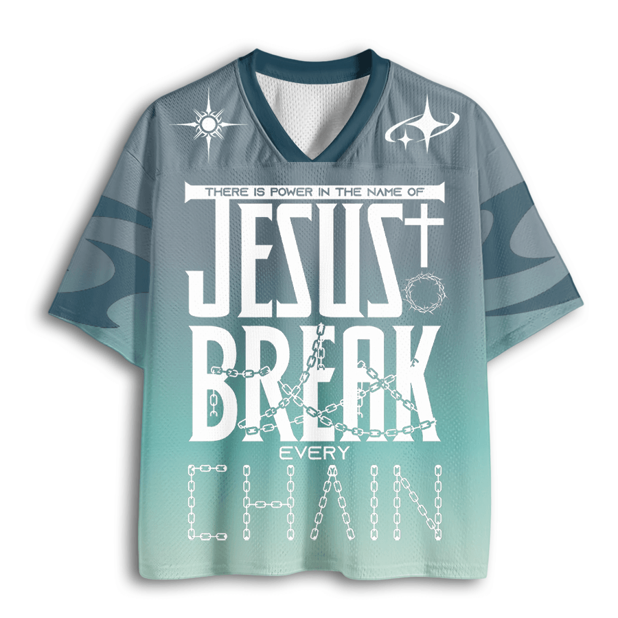 Baddiecat Jesus Christian Faith Mesh Jersey