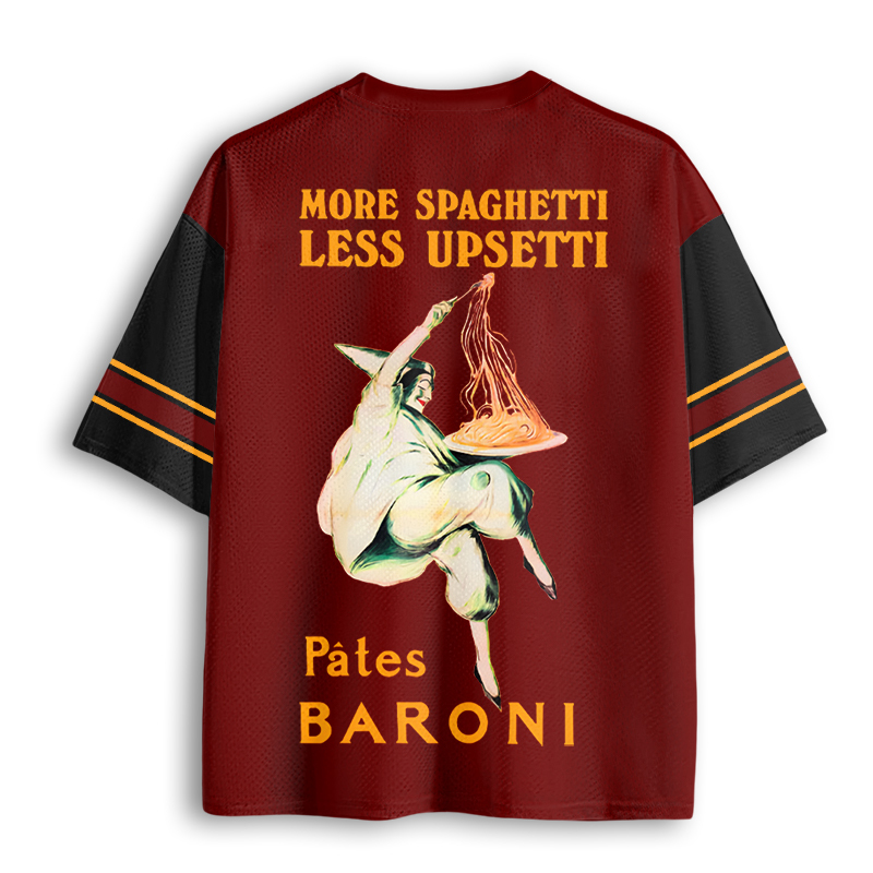 Baddiecat More Spaghetti Less Upsetti Mesh Jersey