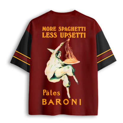 Baddiecat More Spaghetti Less Upsetti Mesh Jersey