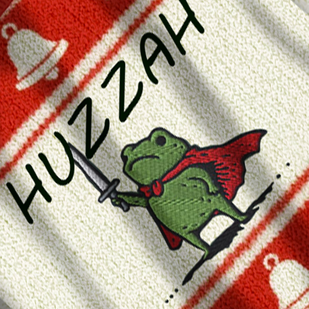 Baddiecat HUZZAH Christmas Ugly Sweatshirt