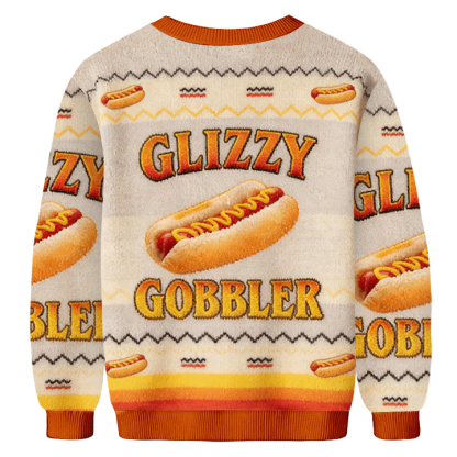 Baddiecat Glizzy Gobbler Hotdog Ugly Sweatshirt
