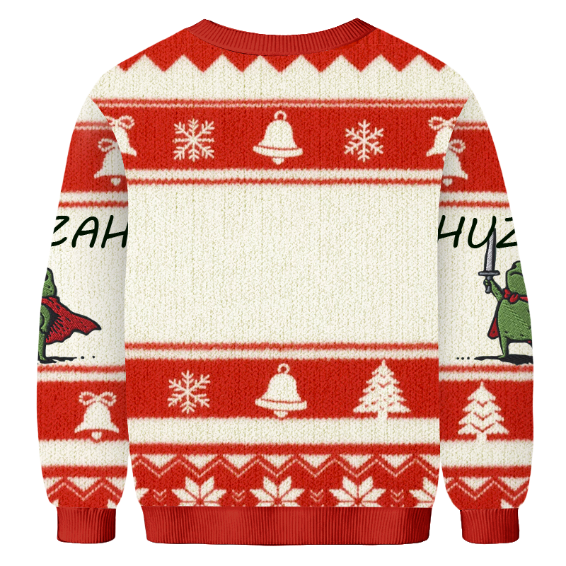 Baddiecat HUZZAH Christmas Ugly Sweatshirt