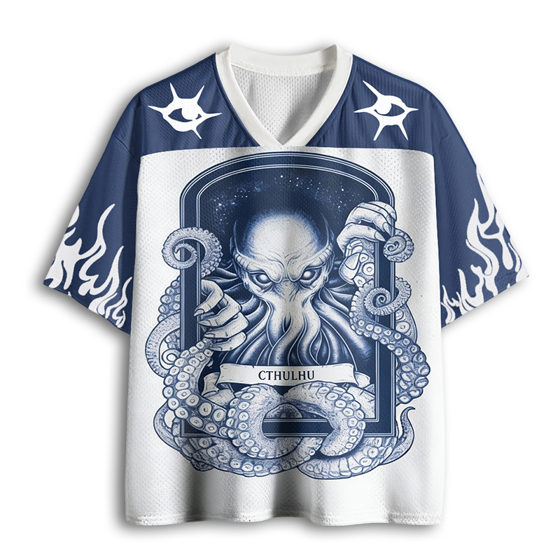 Baddiecat Cthulhu Horror Mesh Jersey