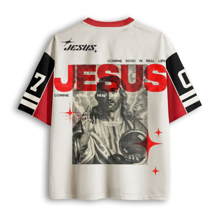 Baddiecat Jesus Christian Faith Mesh Jersey