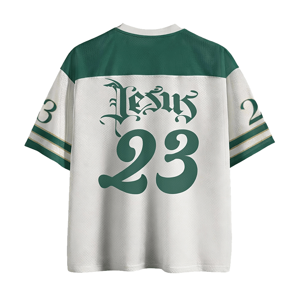 Baddiecat Jesus Christian Faith Mesh Jersey