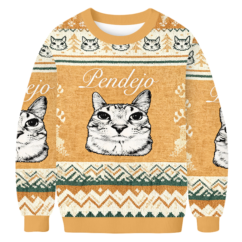 Baddiecat Pendejo Cat Ugly Sweatshirt