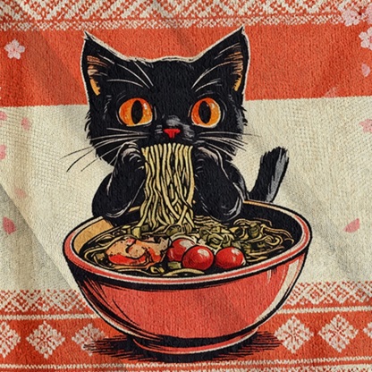 Baddiecat Cat Ramen Japanese Ugly Sweatshirt