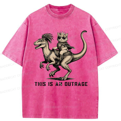 Baddiecat Princess Donut and Mongo Washed T-shirt