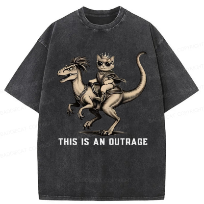 Baddiecat Princess Donut and Mongo Washed T-shirt