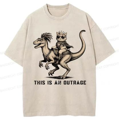 Baddiecat Princess Donut and Mongo Washed T-shirt