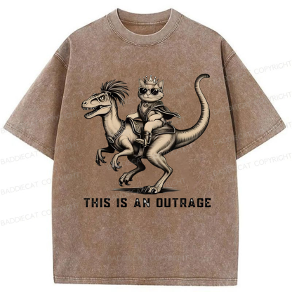 Baddiecat Princess Donut and Mongo Washed T-shirt