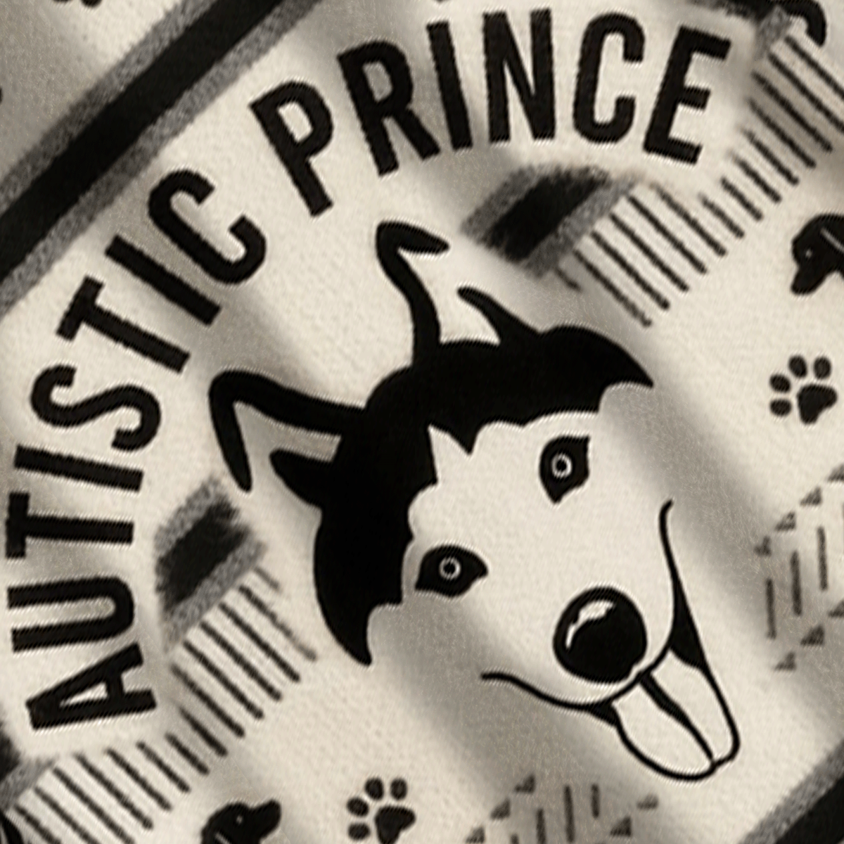 Baddiecat The Husky Funny Meme  Autistic Prince Ugly Sweatshirt