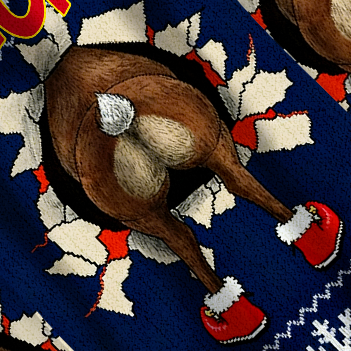 Baddiecat Onch Deer Christmas Ugly Sweatshirt