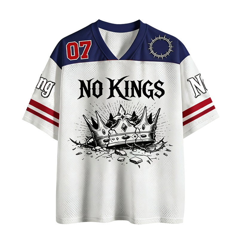 Baddiecat No King Christian Faith Mesh Jersey