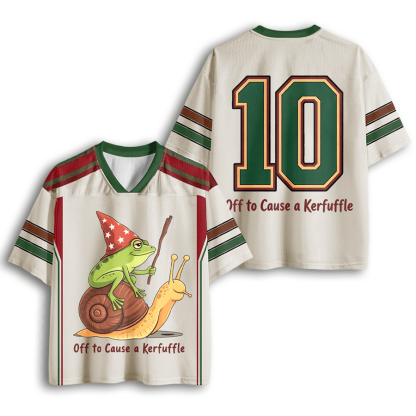 Baddiecat Off To Cause A Kerfuffle Mesh Jersey
