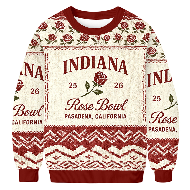 Baddiecat Rose Bowl Indiana Ugly Sweatshirt