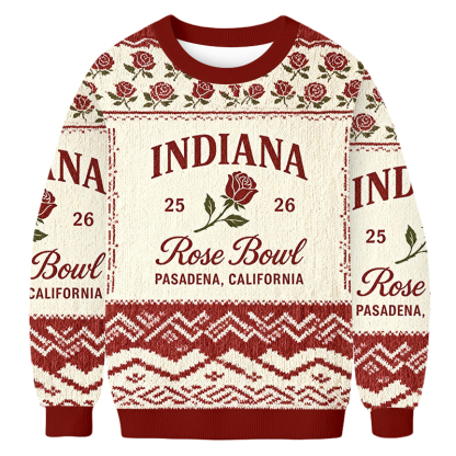 Baddiecat Rose Bowl Indiana Ugly Sweatshirt