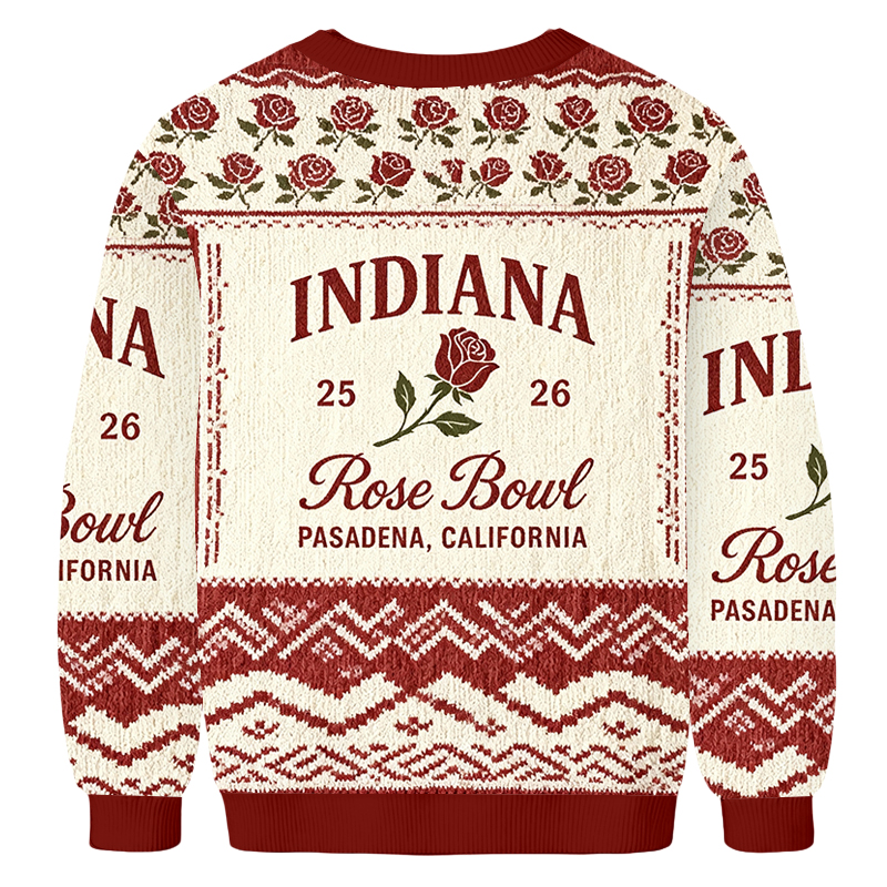 Baddiecat Rose Bowl Indiana Ugly Sweatshirt