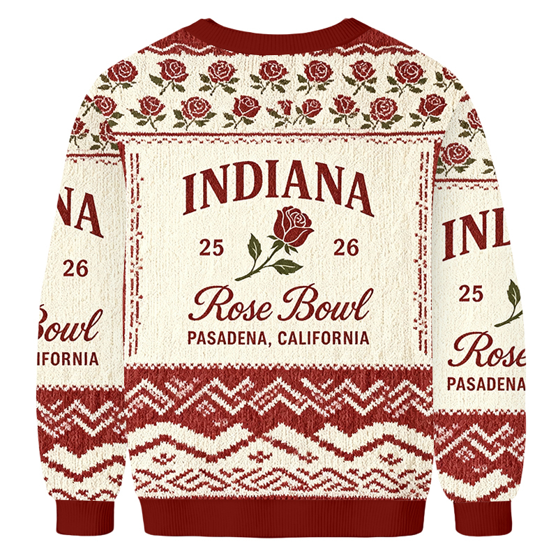 Baddiecat Rose Bowl Indiana Ugly Sweatshirt