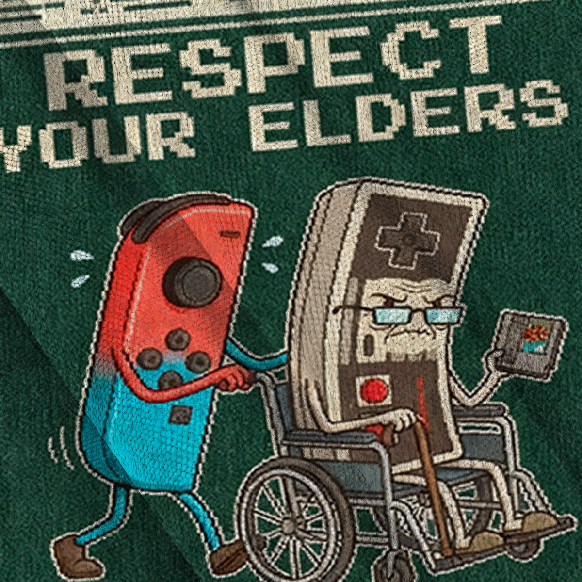 Baddiecat Respect Your Elders Ugly Sweatshirt